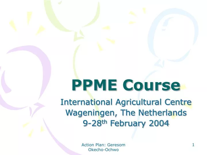 ppme course n.