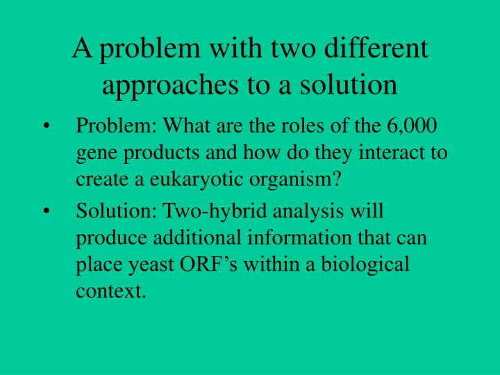 yeast two hybrid analysis of protein protein interactions This laboratory exercise investigates the yeast two-hybrid assay as it is used to identify protein-protein interactions the two approach for this analysis. yeast two hybrid analysis of protein protein interactions This laboratory exercise investigates the yeast two-hybrid assay as it is used to identify protein-protein interactions the two approach for this analysis.