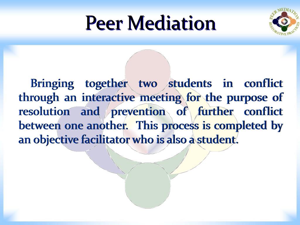 peer mediation essay