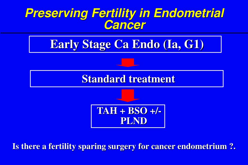 endometrial cancer fertility preservation