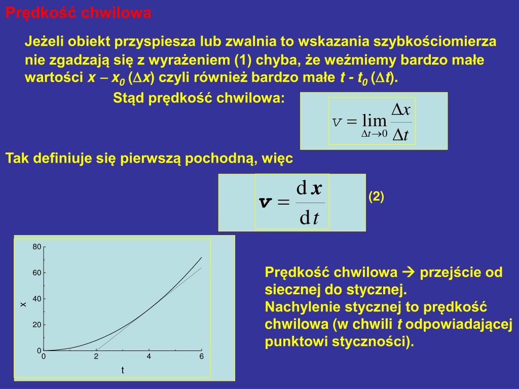 Wykresy Ruch Jednostajnie Przyspieszony PPT - WYKŁAD 2 I. WYBRANE ZAGADNIENIA Z KINEMATYKI Ruch jednowymiarowy