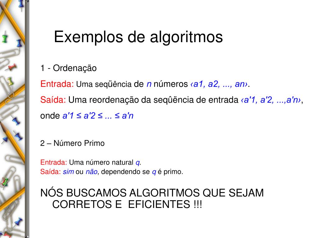 Complexidade de algoritmos e Classificação (Ordenação) de dados - ppt  carregar