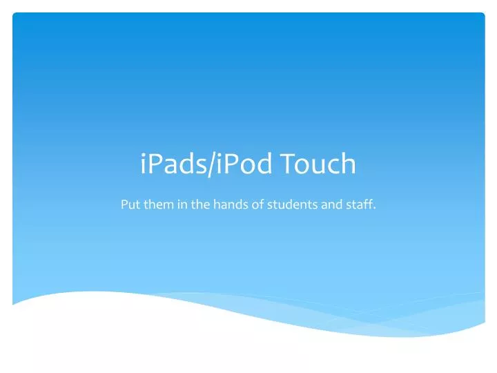ipads ipod touch n.