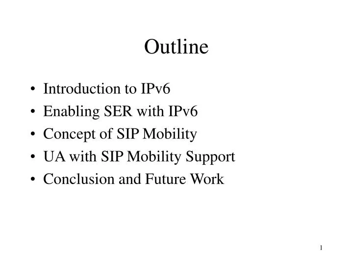 short introduction to ipv6 short introduction to ipv6