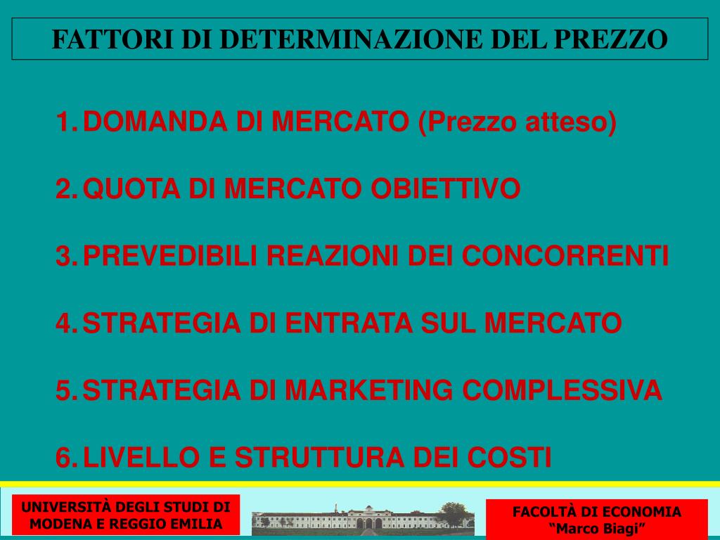 PPT - La politica di prezzo PowerPoint Presentation, free download - ID ...