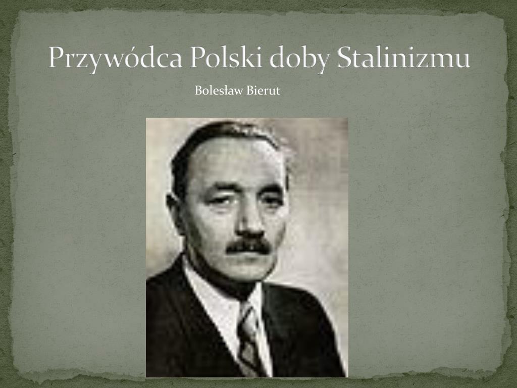 Polska W Czasach Stalinizmu Prezentacja PPT - Stalinizm w Polsce PowerPoint Presentation, free download - ID