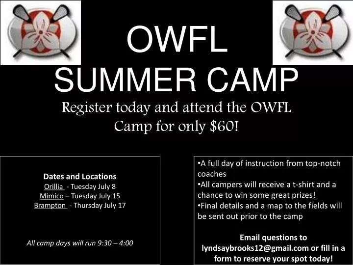 owfl summer camp n.