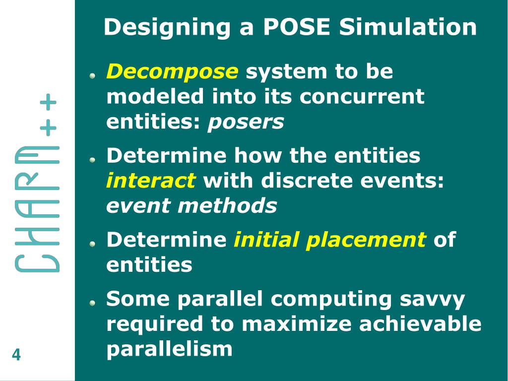 PPT - High-Performance PDES with POSE Optimistic Synchronization ...