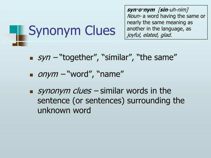 PPT Words in Context PowerPoint Presentation ID4654403