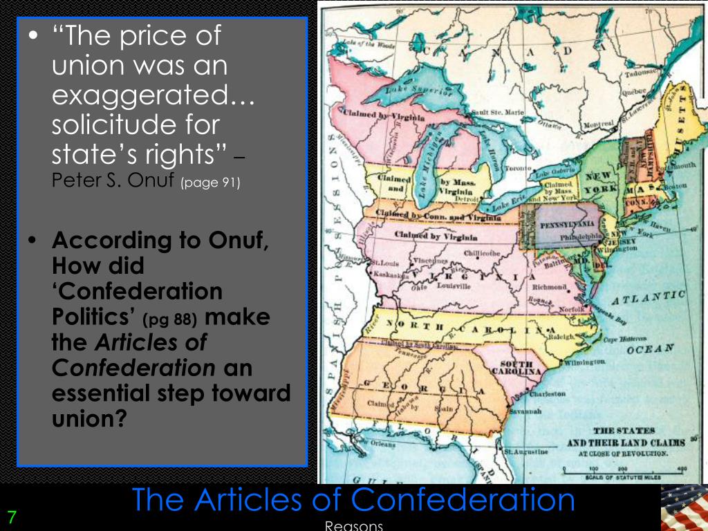 articles of confederation case study