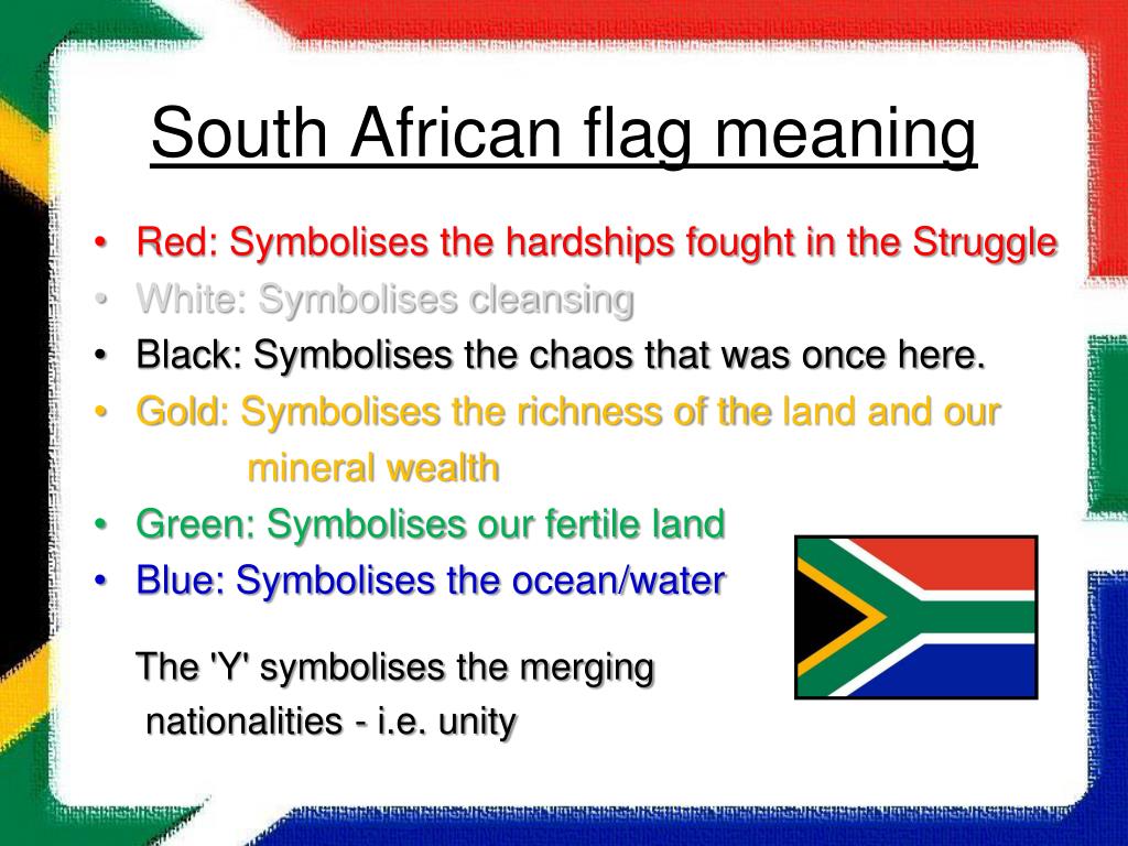 South African Flag Colors Meaning Rules About The National Symbol | Hot ...