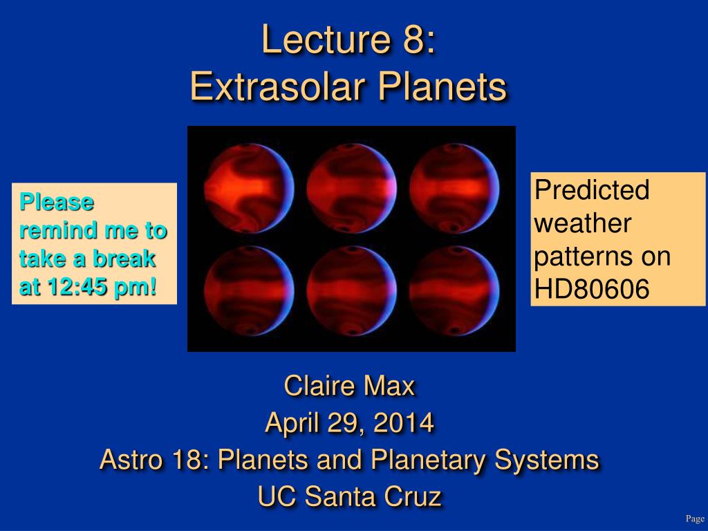 PPT - Lecture 8 Extrasolar Planets PowerPoint Presentation, free download  picture photo