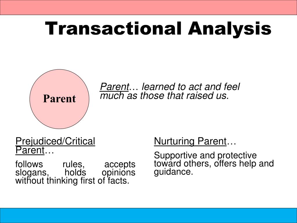 PPT - Transactional Analysis PowerPoint Presentation, free download ...