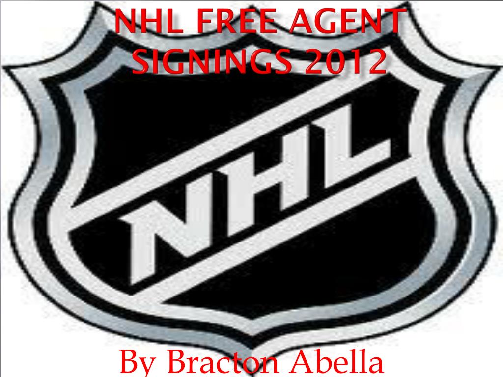 nhl free agent signings 2012