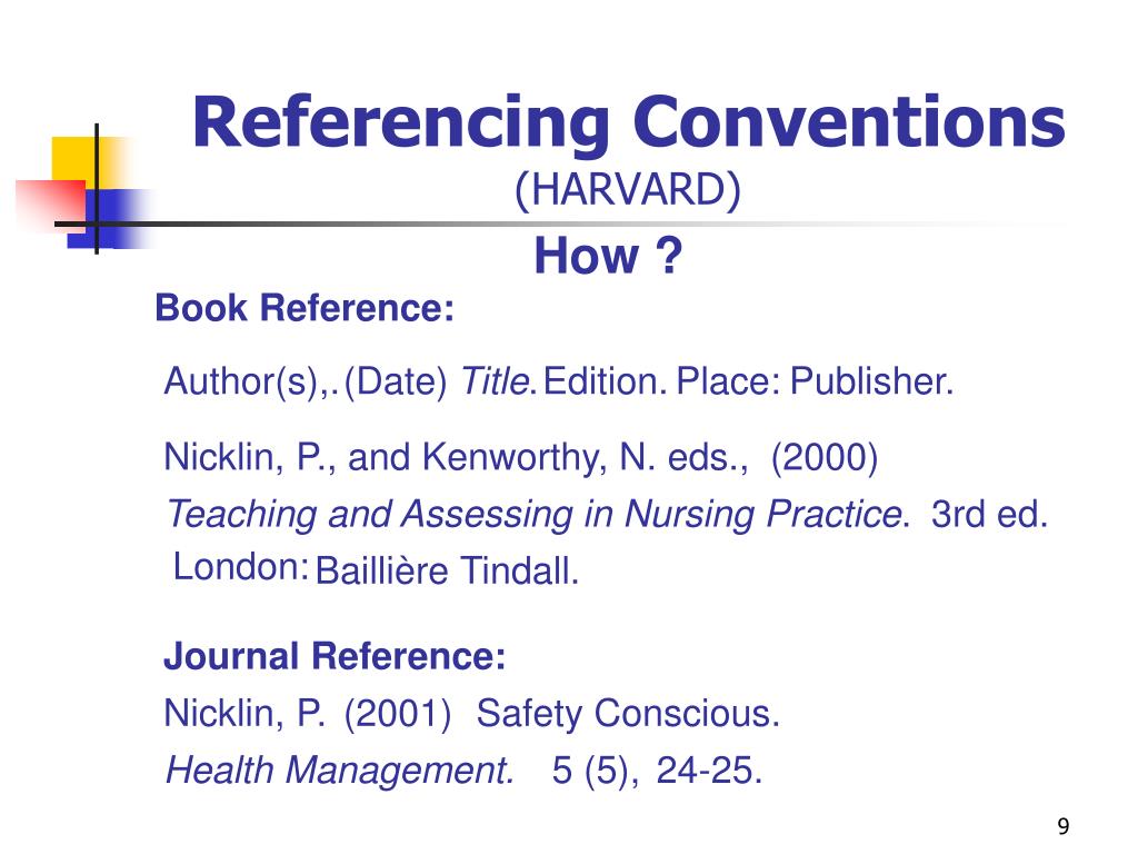 how to reference online presentation harvard
