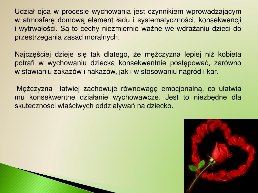 PPT - Rola matki i ojca w wychowaniu dziecka . PowerPoint Presentation