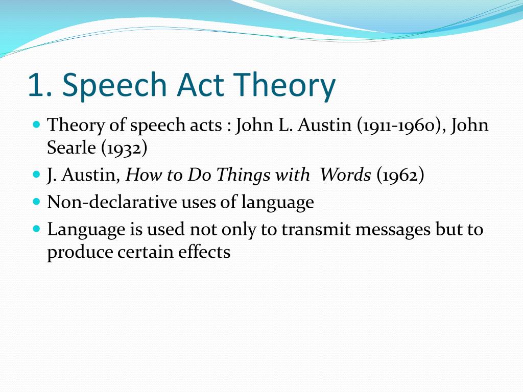 speech meaning in legal