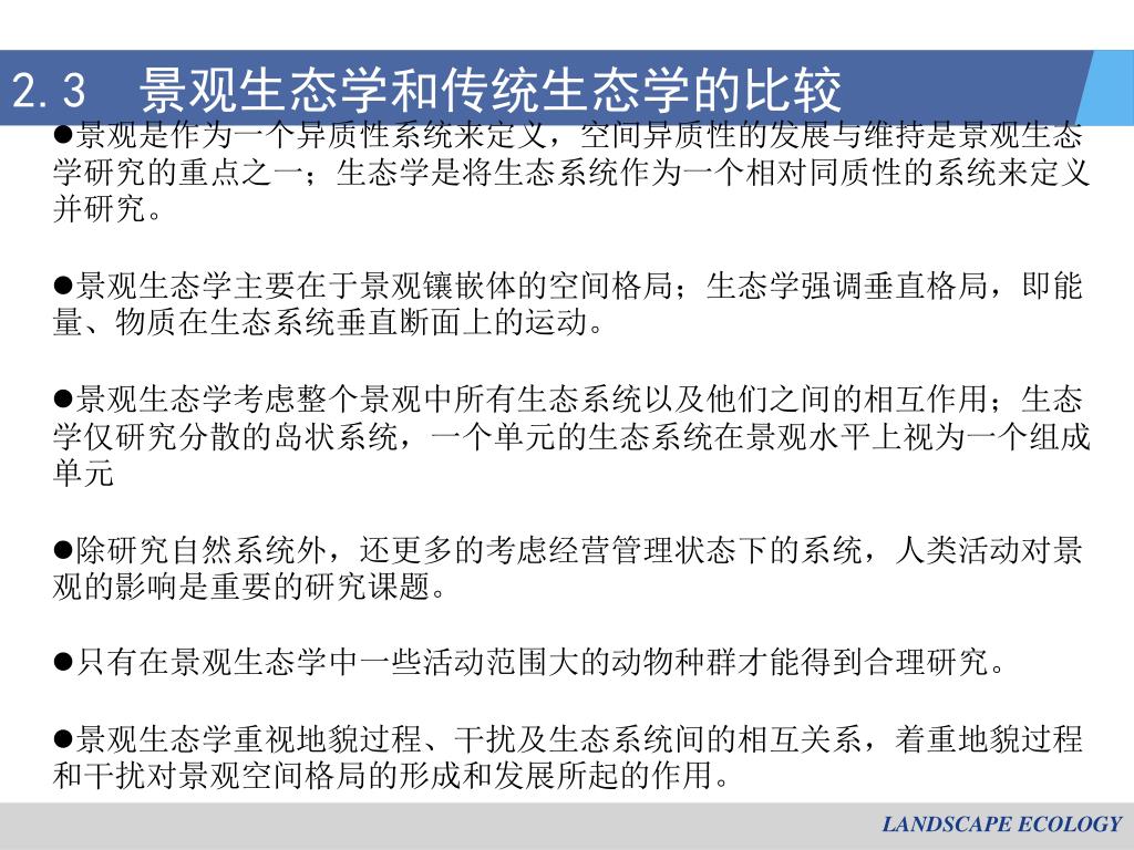 Ppt 景观生态学landscape Ecology Powerpoint Presentation Free Download Id