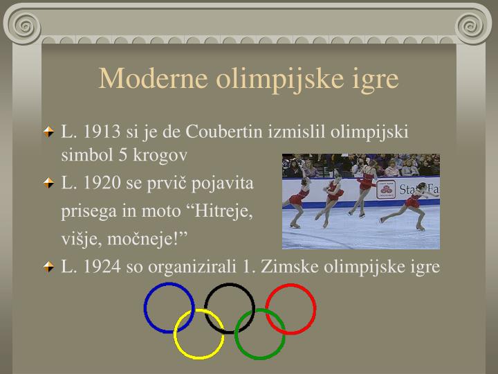 PPT ANTIČNE OLIMPIJSKE IGRE PowerPoint Presentation ID4663214