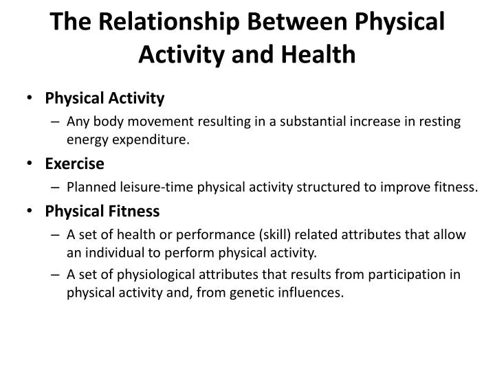 case study on physical activity