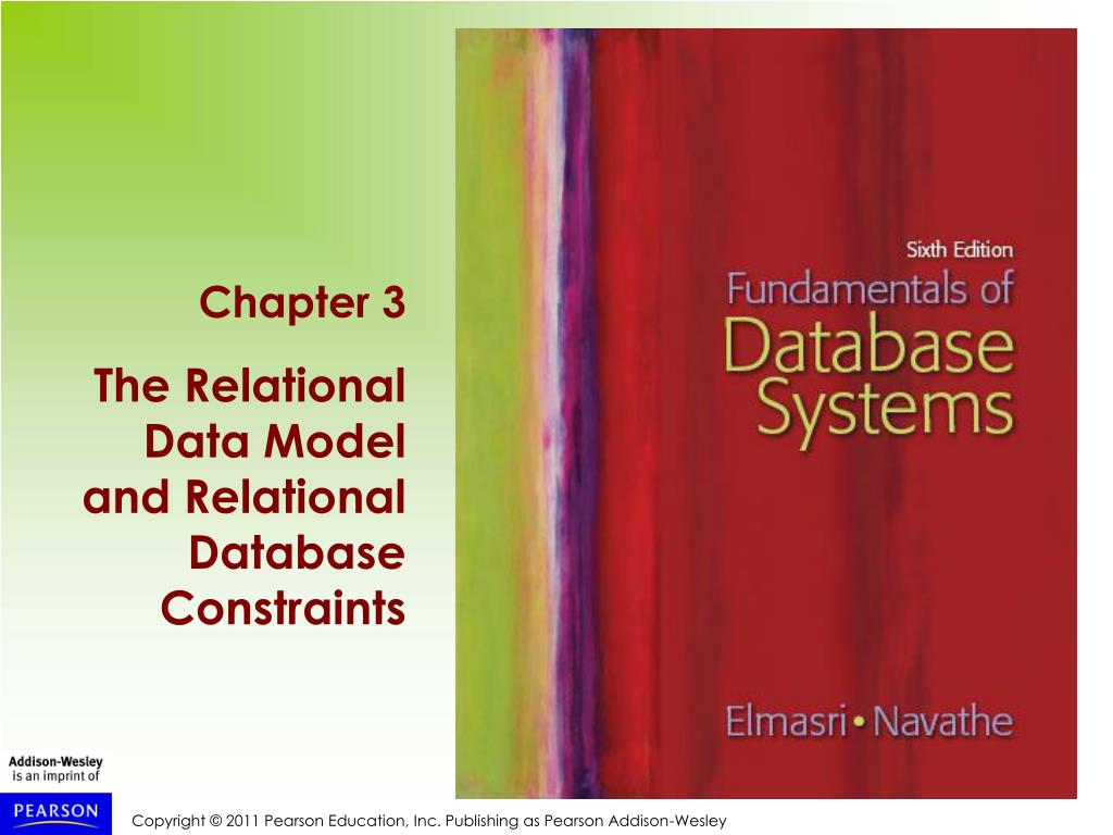 Ppt Chapter 3 The Relational Data Model And Relational Database Constraints Powerpoint 8245