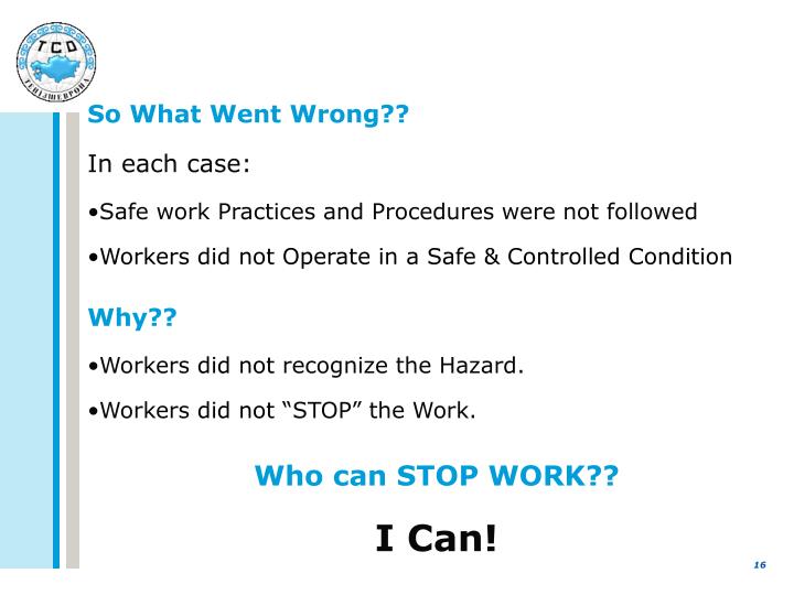 PPT Speak Up For Safety Stop Work Authority PowerPoint Presentation