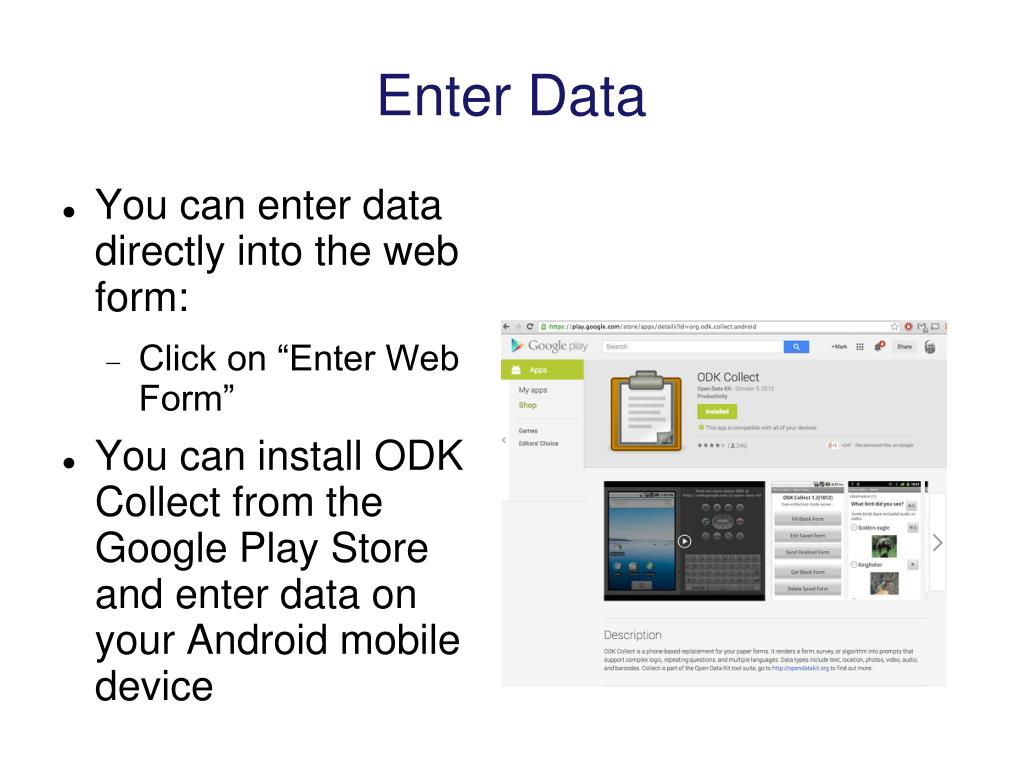 PPT - Mobile Data Collection Using Open Data Kit ...