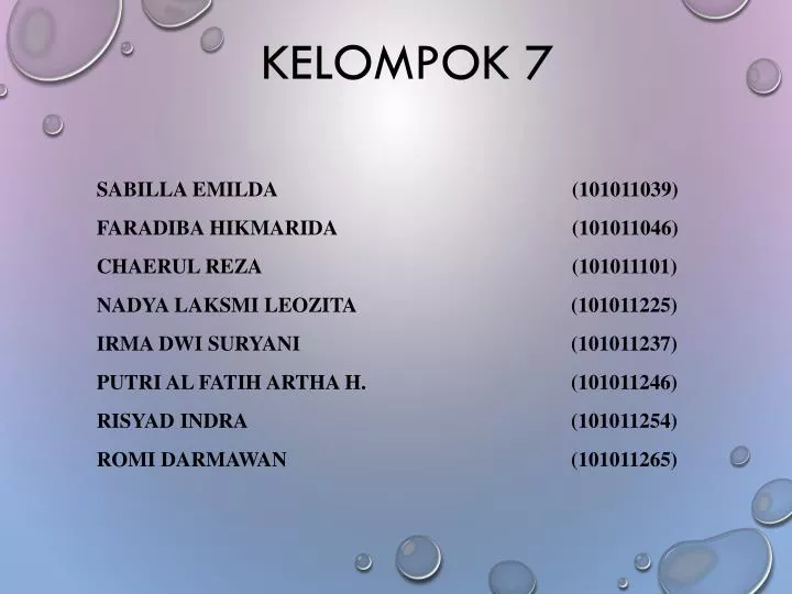 PPT - Kelompok 7 PowerPoint Presentation, free download - ID:4670731