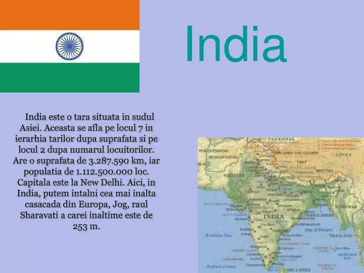 ppt presentation on india