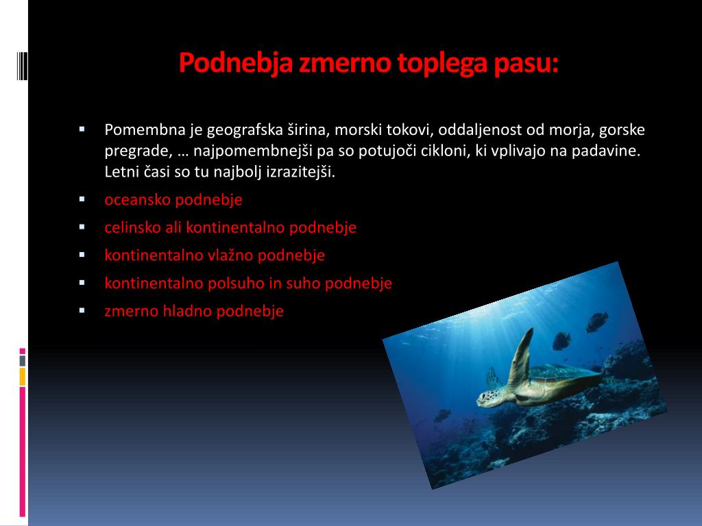 PPT - Toplotni pasovi in podnebni tipi PowerPoint Presentation, free  download - ID:4673776