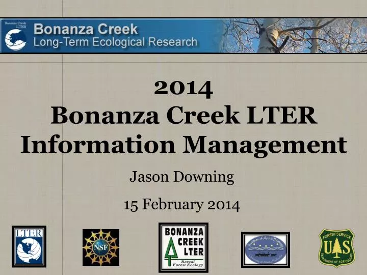 2014 bonanza creek lter information management n.