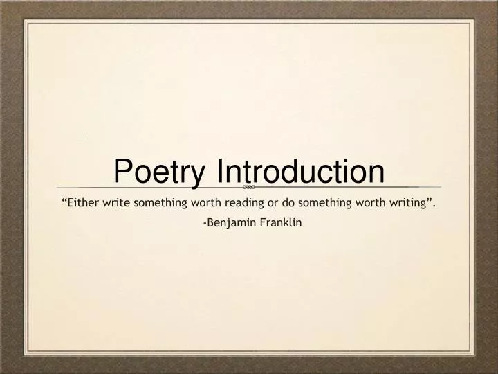 purchase custom poetry powerpoint presentation