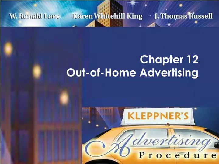 chapter 12 out of home advertising n.