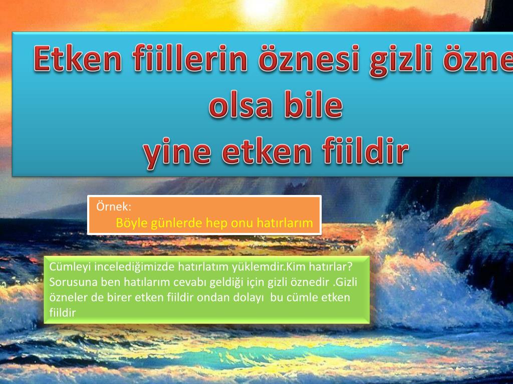 PPT Çatılar 2 ‘ ye ayrılır 1.Öznesine Göre Çatılar 2.Nesnesine Göre