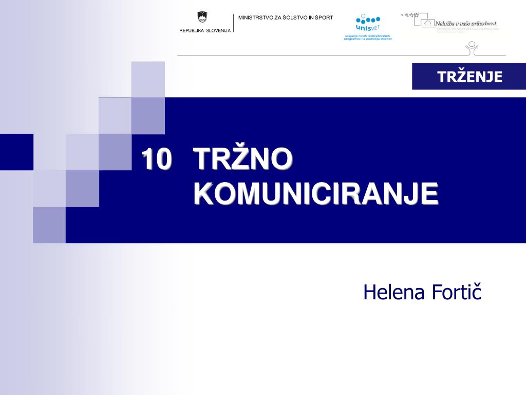 PPT - 10 TRŽNO KOMUNICIRANJE PowerPoint Presentation, free download -  ID:4677324