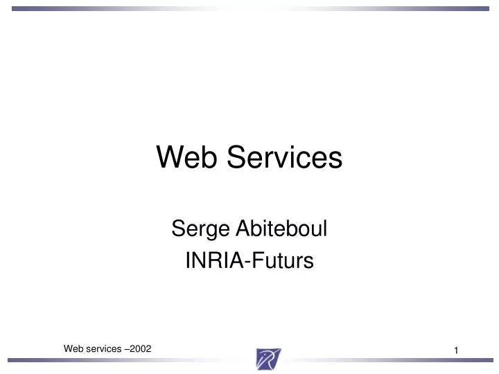 web services n.