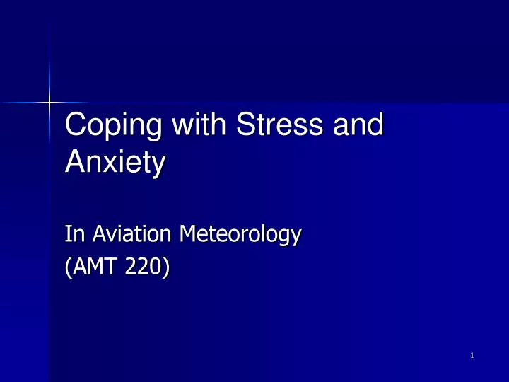 coping with stress and anxiety n.