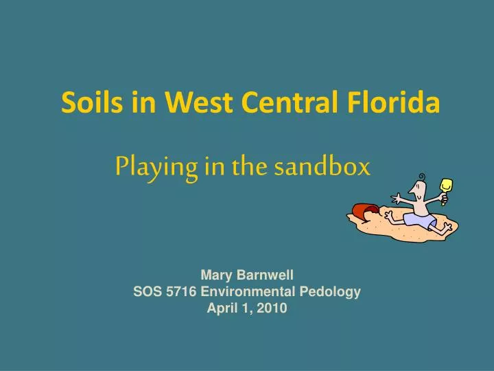 soils in west central florida n.