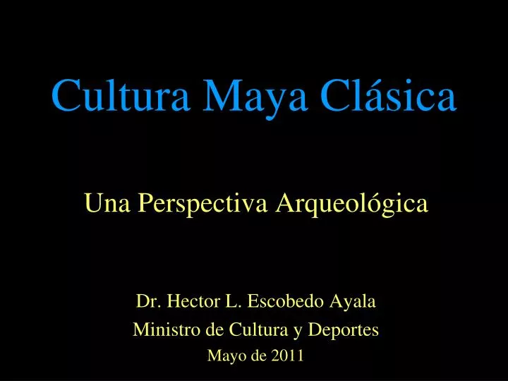 cultura maya cl sica n.