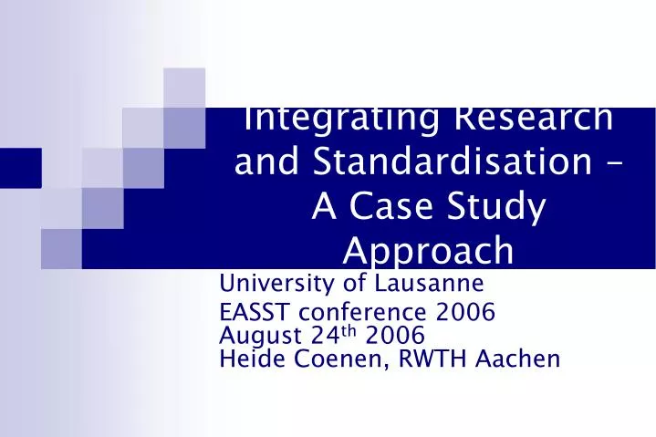 integrating research integrating research