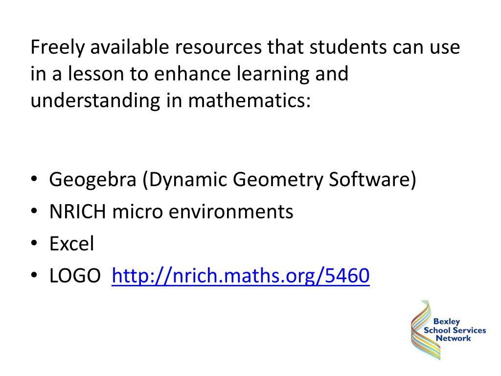 Ppt Student Use Of Ict In Mathematics Elaine Lambert Teaching And Learning Advisor Powerpoint Presentation Id 4685211