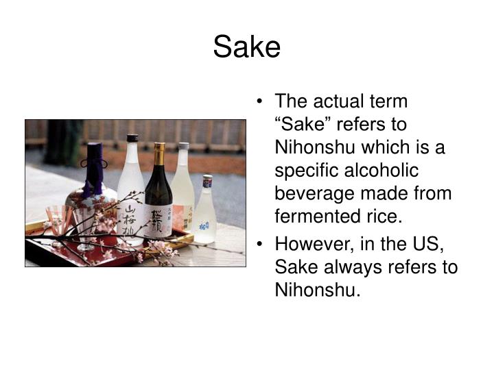 PPT Sake PowerPoint Presentation ID4685922