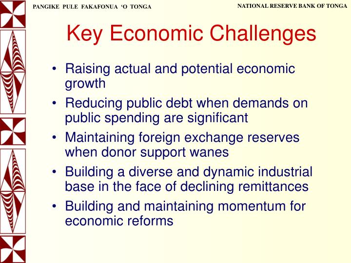 PPT The Tongan Economy Recent Developments PowerPoint Presentation
