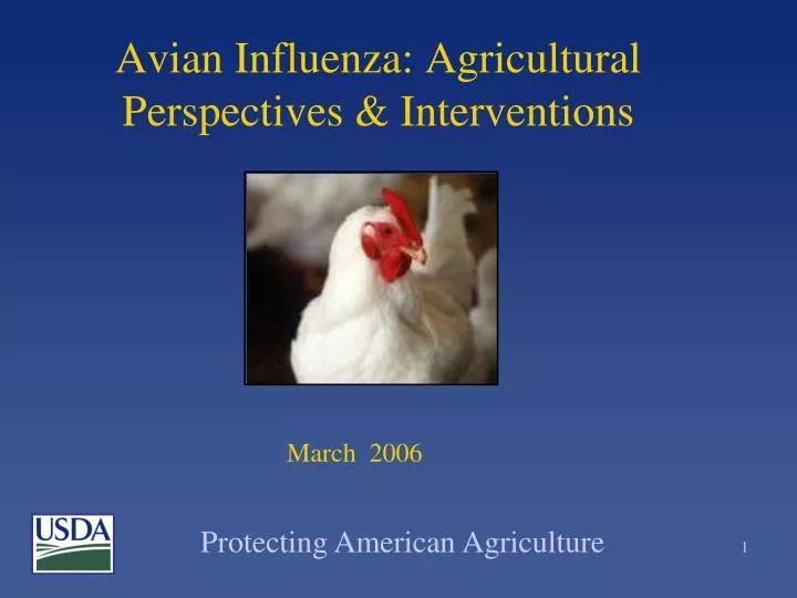 avian influenza agricultural perspectives interventions n.