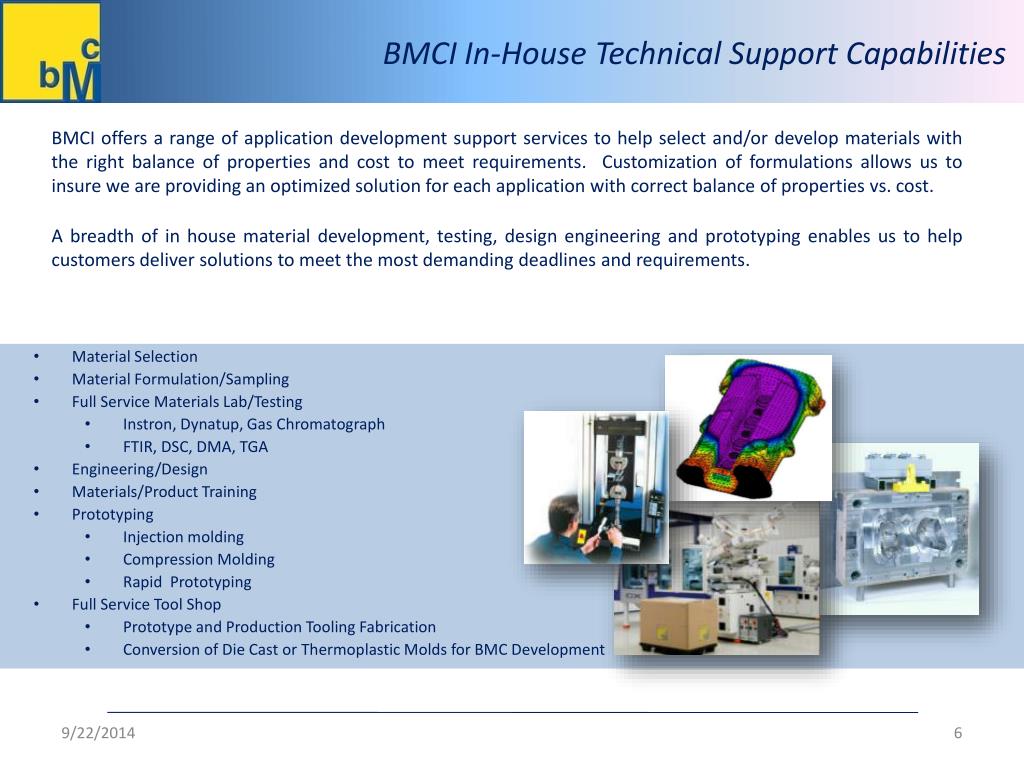 PPT Bulk molding Compounds, Inc “ Complete Composite Solutions” PowerPoint Presentation ID