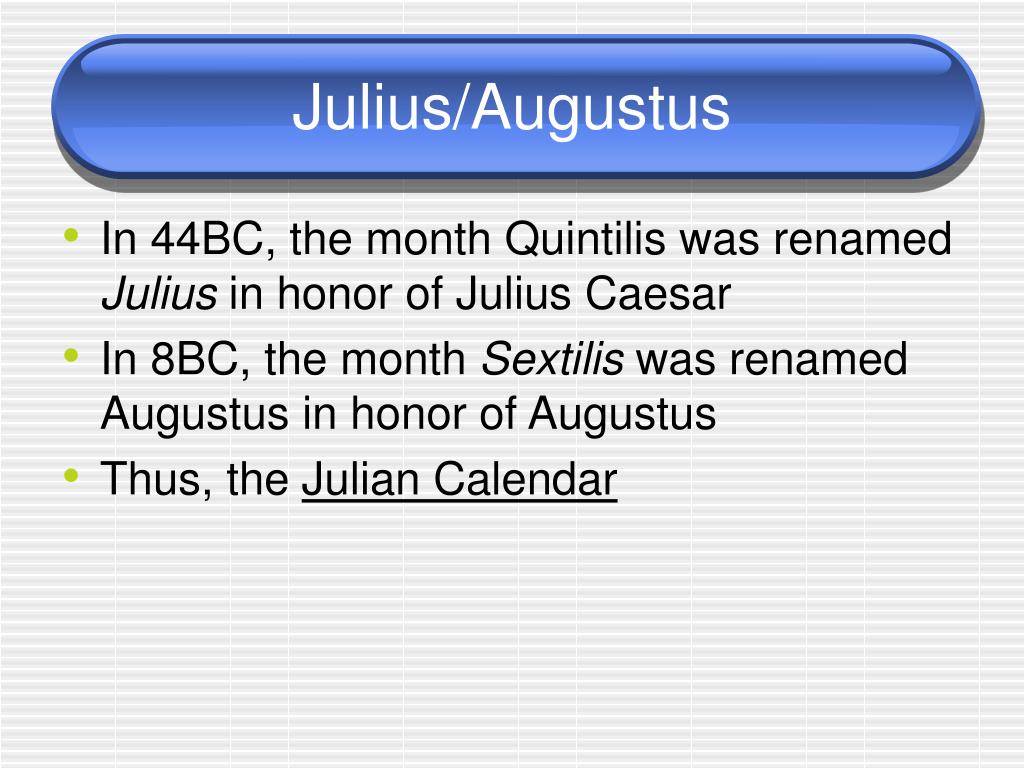 PPT Roman Calendar PowerPoint Presentation, free download ID4691281