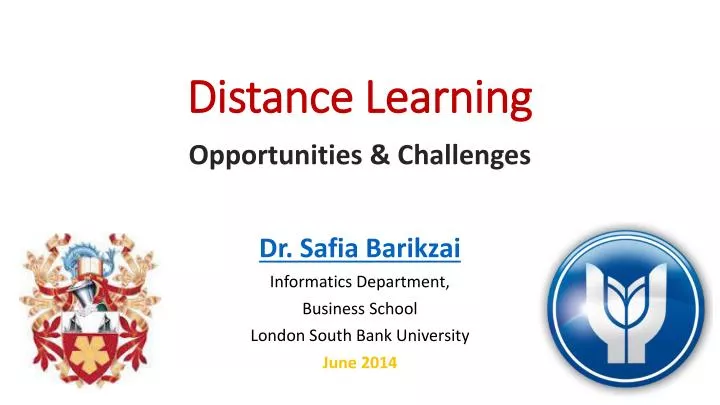 distance learning powerpoint presentation for students