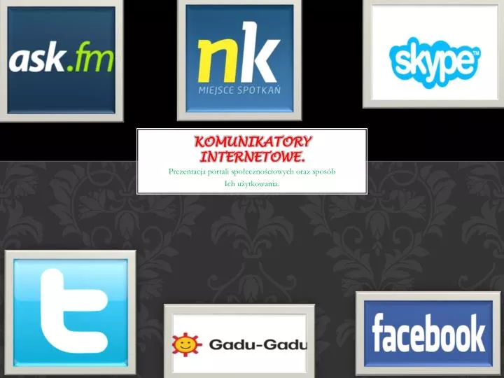 PPT Komunikatory Internetowe PowerPoint Presentation Free Download 
