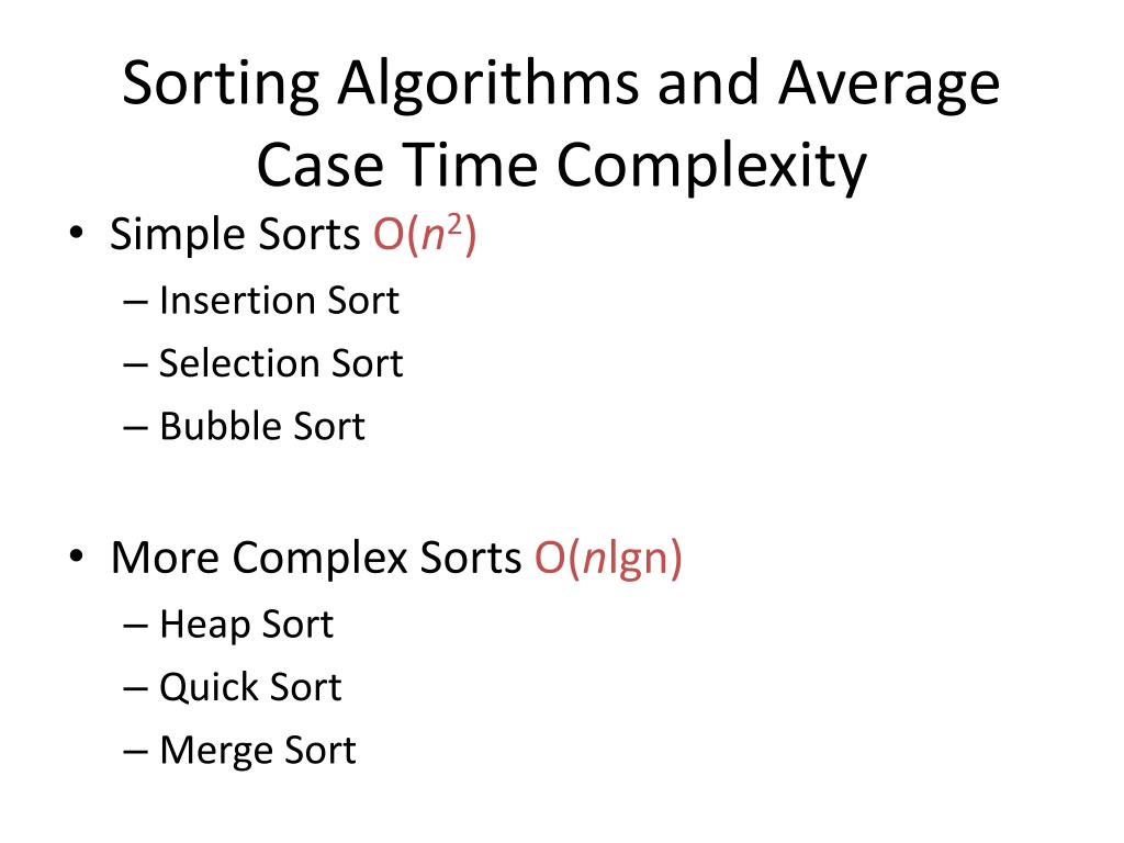 Bubble Sort Algorithm, Example, Time Complexity