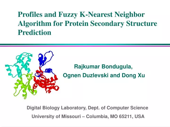 fuzzy k nearest neighbor algorithm